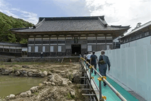 能登半島地震の修復糀が続く總持寺祖院